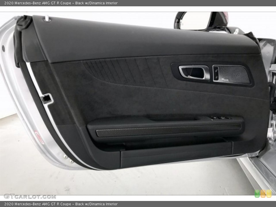 Black w/Dinamica Interior Door Panel for the 2020 Mercedes-Benz AMG GT R Coupe #136154241