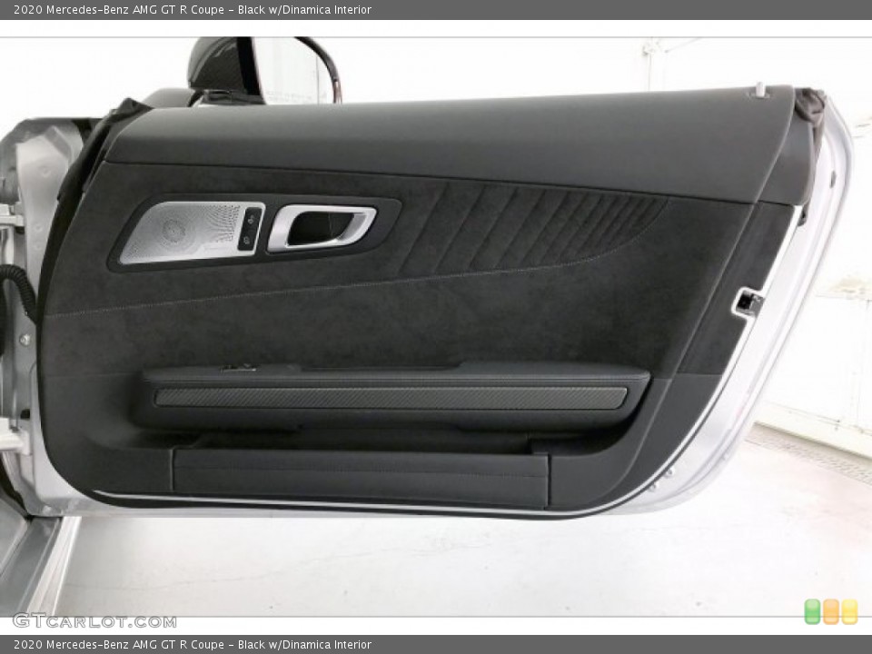 Black w/Dinamica Interior Door Panel for the 2020 Mercedes-Benz AMG GT R Coupe #136154313