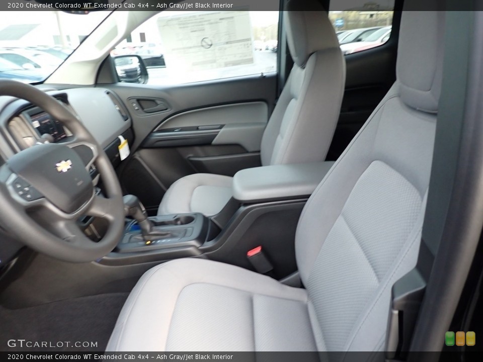 Ash Gray/Jet Black Interior Front Seat for the 2020 Chevrolet Colorado WT Extended Cab 4x4 #136157052
