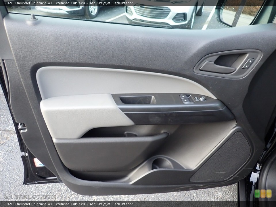 Ash Gray/Jet Black Interior Door Panel for the 2020 Chevrolet Colorado WT Extended Cab 4x4 #136157067