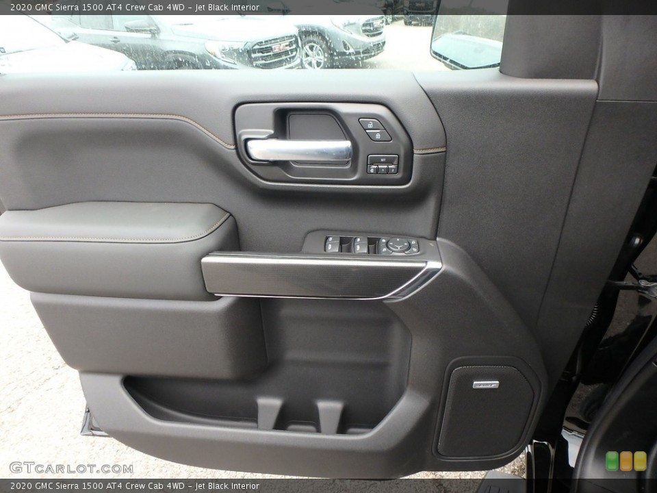 Jet Black Interior Door Panel for the 2020 GMC Sierra 1500 AT4 Crew Cab 4WD #136162949