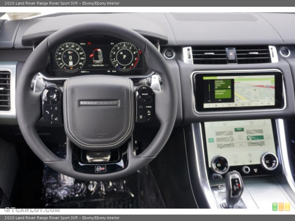 Ebony/Ebony Interior Dashboard for the 2020 Land Rover Range Rover Sport SVR #136163588