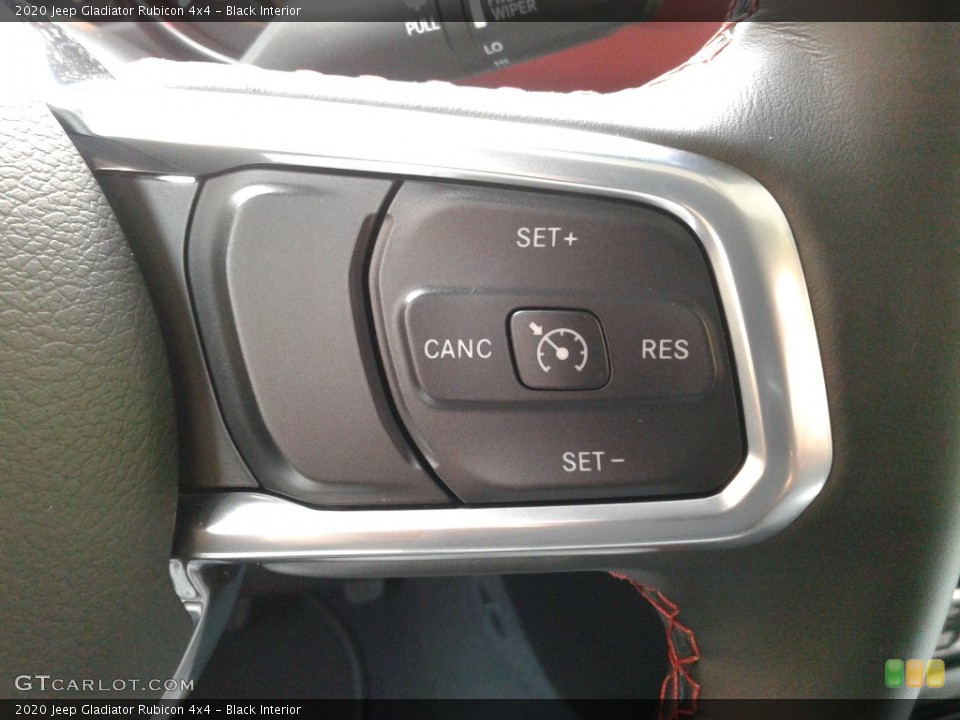 Black Interior Steering Wheel for the 2020 Jeep Gladiator Rubicon 4x4 #136164620