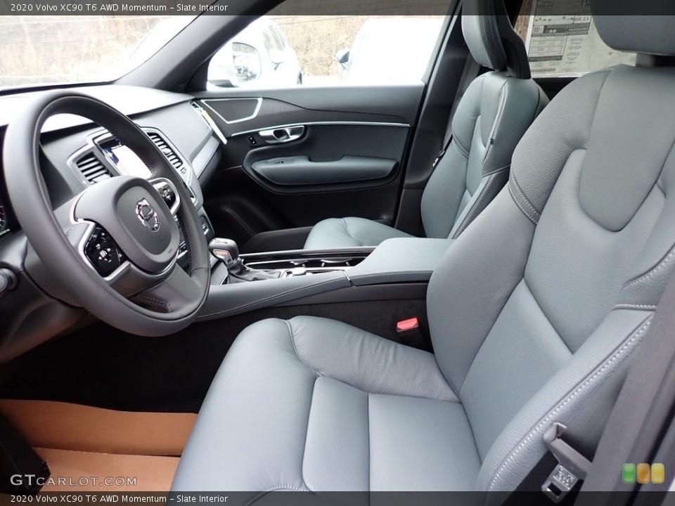Slate Interior Front Seat for the 2020 Volvo XC90 T6 AWD Momentum #136166483