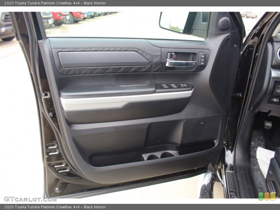 Black Interior Door Panel for the 2020 Toyota Tundra Platinum CrewMax 4x4 #136168793