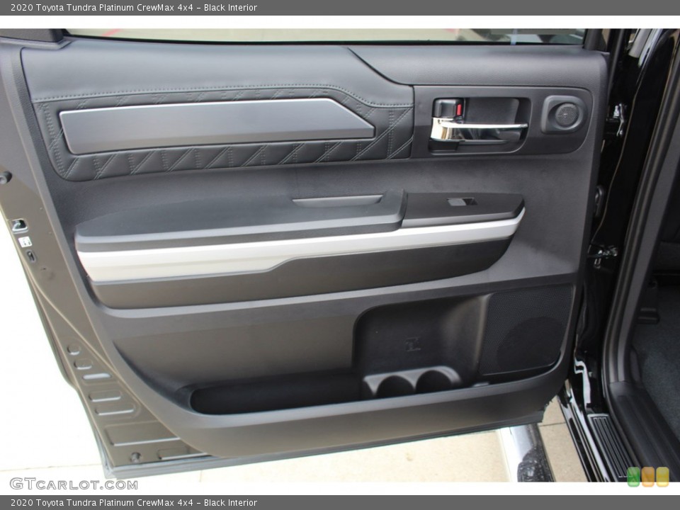 Black Interior Door Panel for the 2020 Toyota Tundra Platinum CrewMax 4x4 #136169081