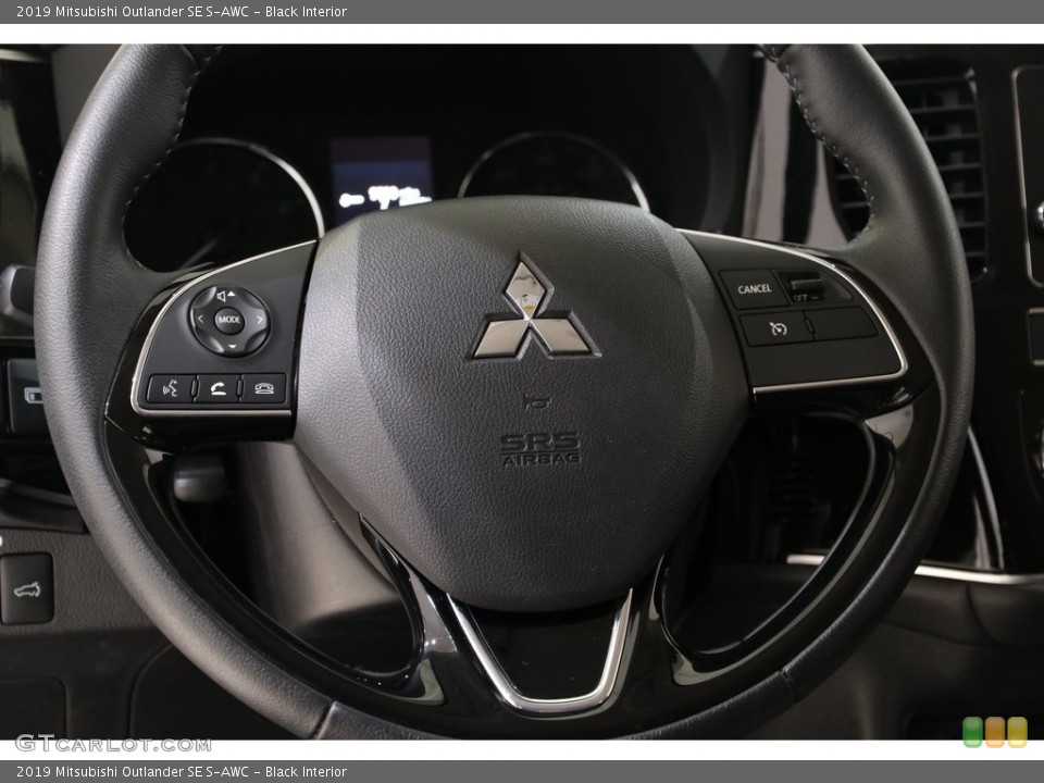Black Interior Steering Wheel for the 2019 Mitsubishi Outlander SE S-AWC #136172156