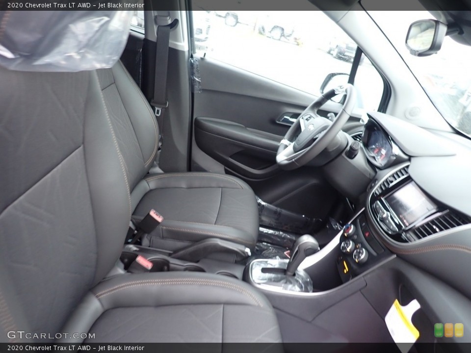 Jet Black Interior Front Seat for the 2020 Chevrolet Trax LT AWD #136176508