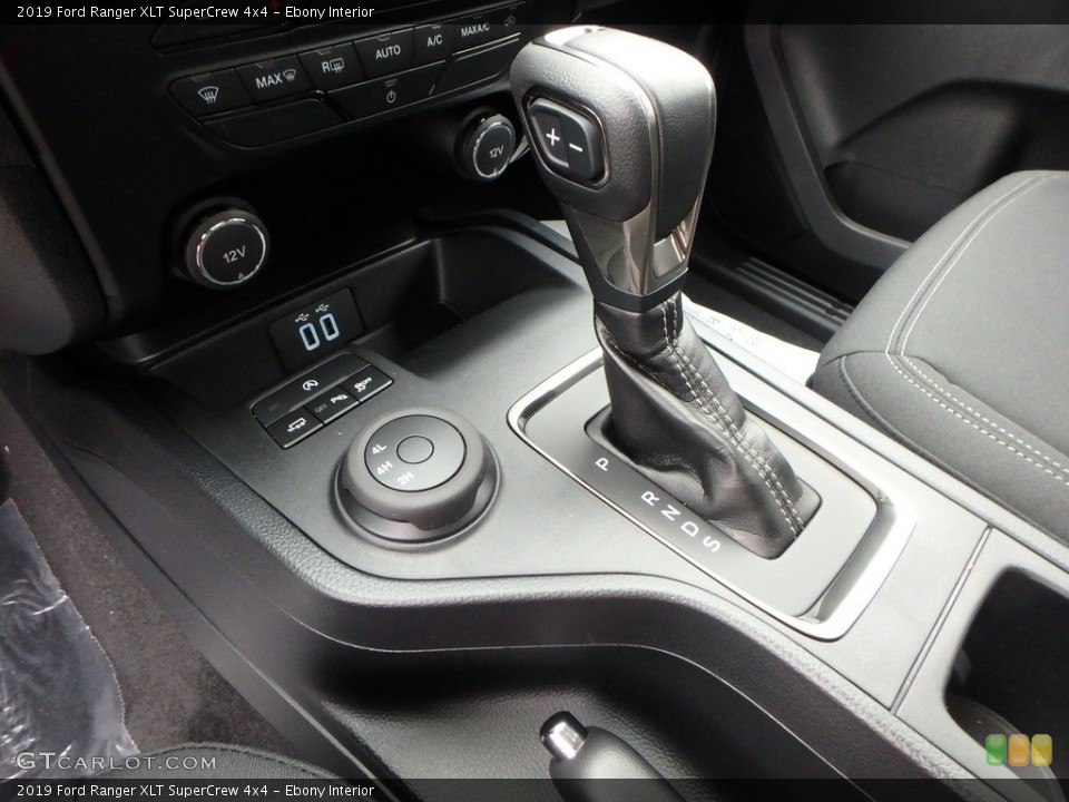Ebony Interior Transmission for the 2019 Ford Ranger XLT SuperCrew 4x4 #136177369