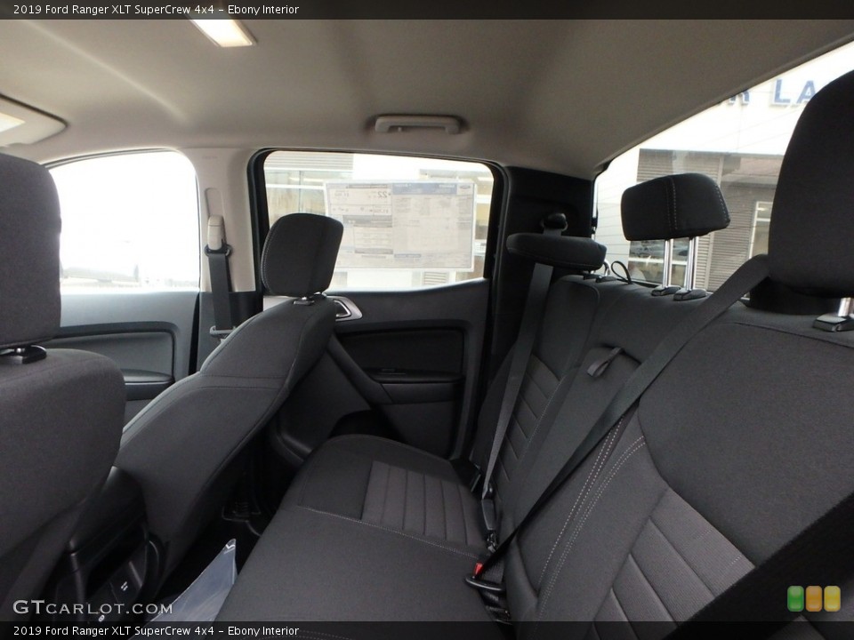 Ebony Interior Rear Seat for the 2019 Ford Ranger XLT SuperCrew 4x4 #136177411