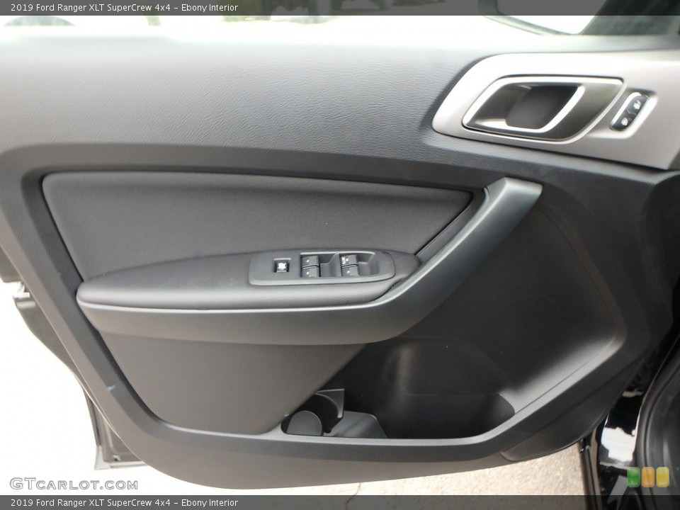Ebony Interior Door Panel for the 2019 Ford Ranger XLT SuperCrew 4x4 #136177456