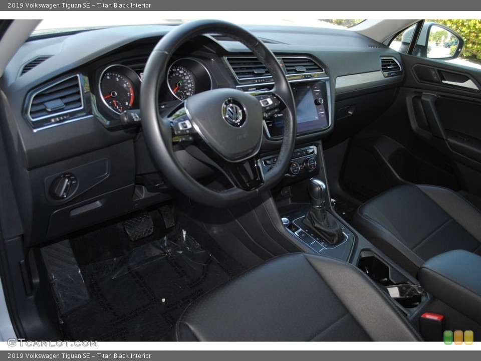 Titan Black Interior Steering Wheel for the 2019 Volkswagen Tiguan SE #136178647