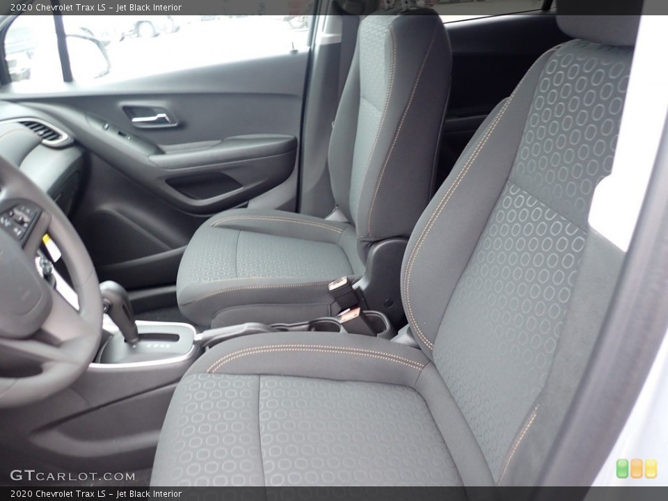 Jet Black Interior Front Seat for the 2020 Chevrolet Trax LS #136180747