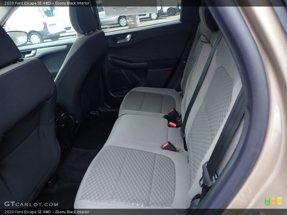 Ebony Black Interior Rear Seat for the 2020 Ford Escape SE 4WD #136181167