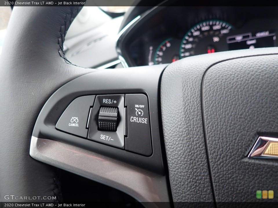 Jet Black Interior Steering Wheel for the 2020 Chevrolet Trax LT AWD #136181446