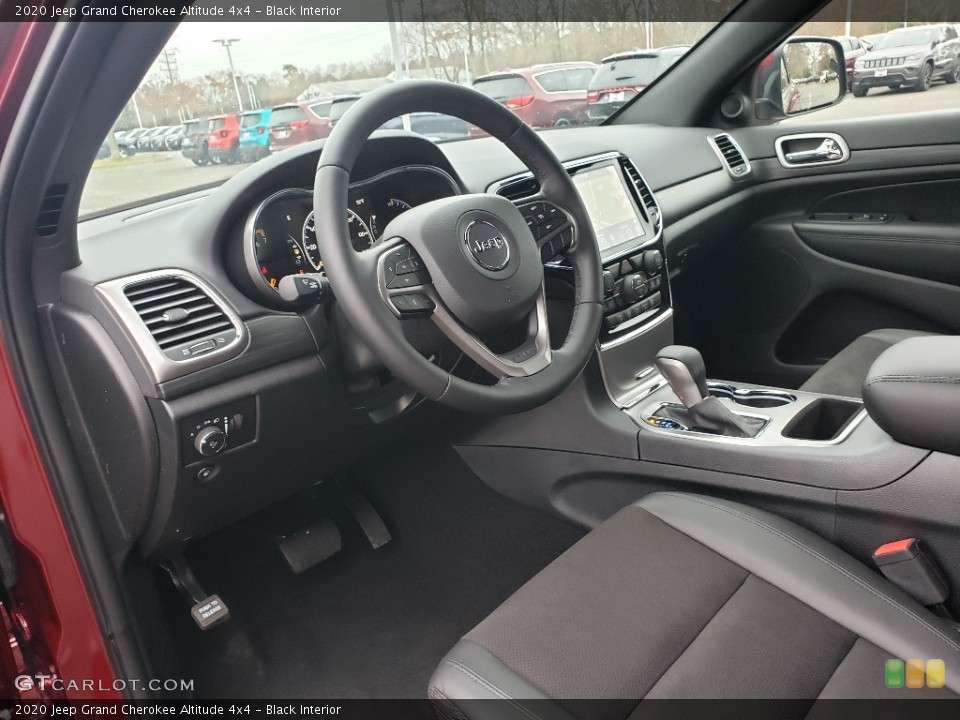 Black Interior Front Seat for the 2020 Jeep Grand Cherokee Altitude 4x4 #136181959