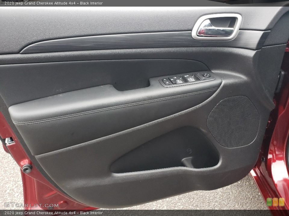Black Interior Door Panel for the 2020 Jeep Grand Cherokee Altitude 4x4 #136181995