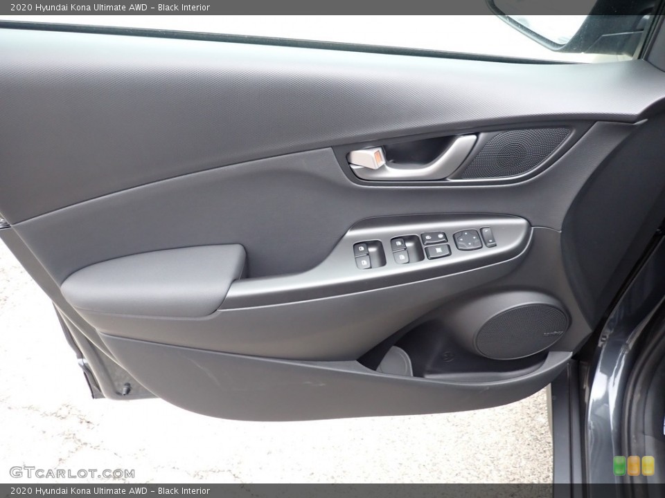Black Interior Door Panel for the 2020 Hyundai Kona Ultimate AWD #136182433