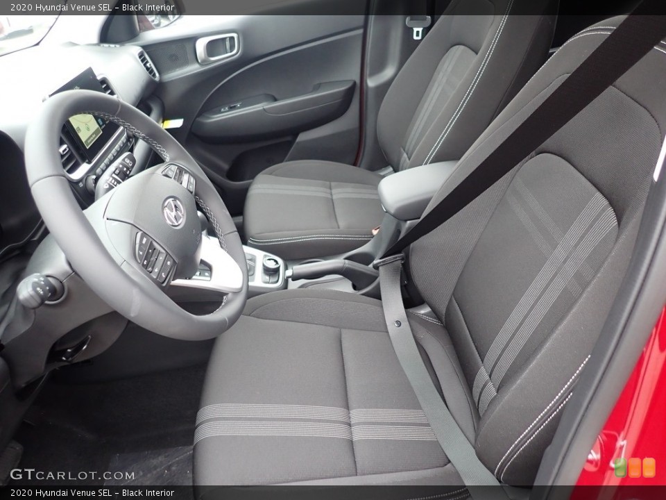 Black Interior Front Seat for the 2020 Hyundai Venue SEL #136183606