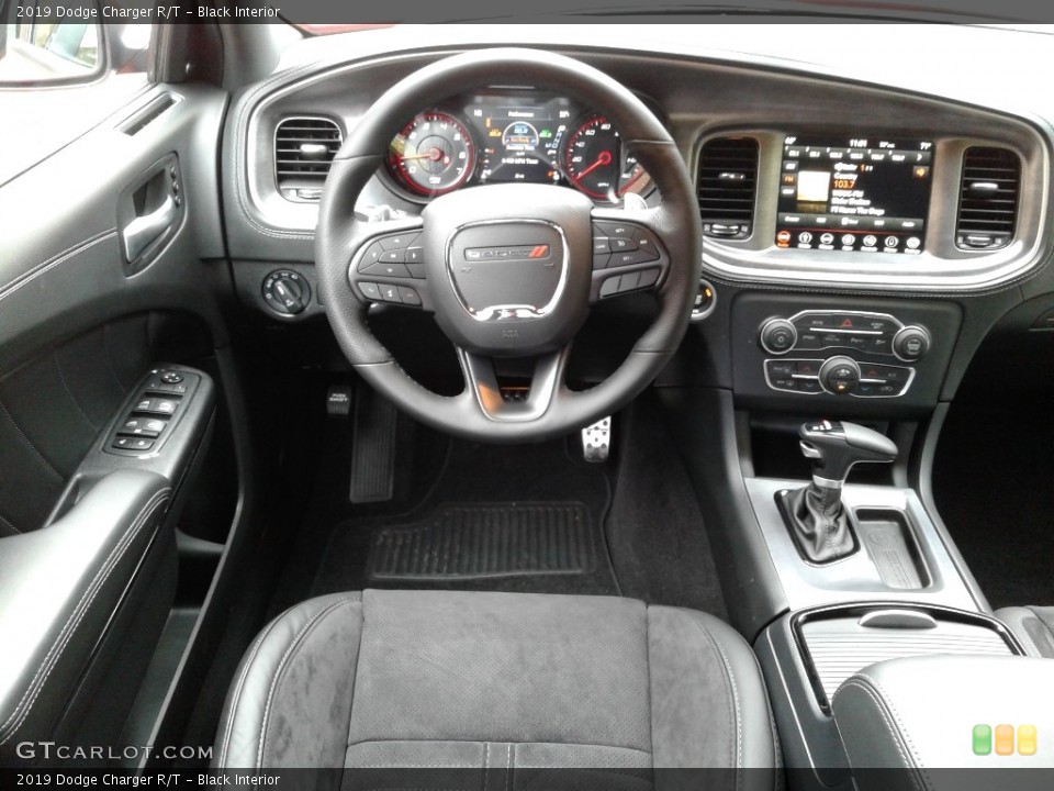 Black Interior Steering Wheel for the 2019 Dodge Charger R/T #136184308
