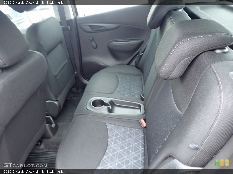Jet Black Interior Rear Seat for the 2020 Chevrolet Spark LS #136185948