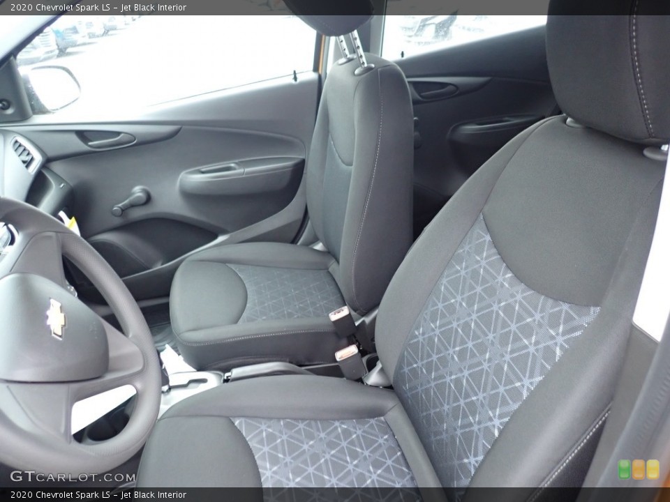 Jet Black Interior Front Seat for the 2020 Chevrolet Spark LS #136186021