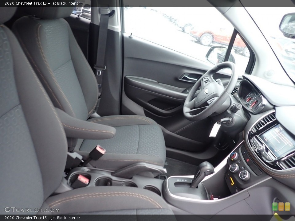 Jet Black Interior Front Seat for the 2020 Chevrolet Trax LS #136187293