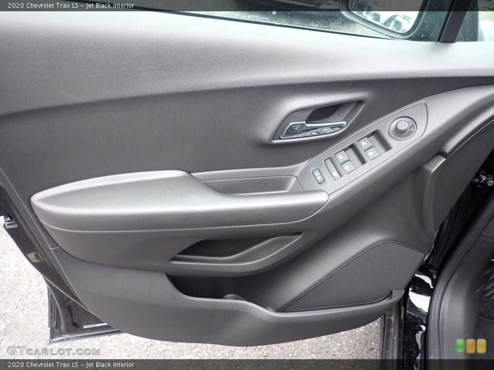 Jet Black Interior Door Panel for the 2020 Chevrolet Trax LS #136187395