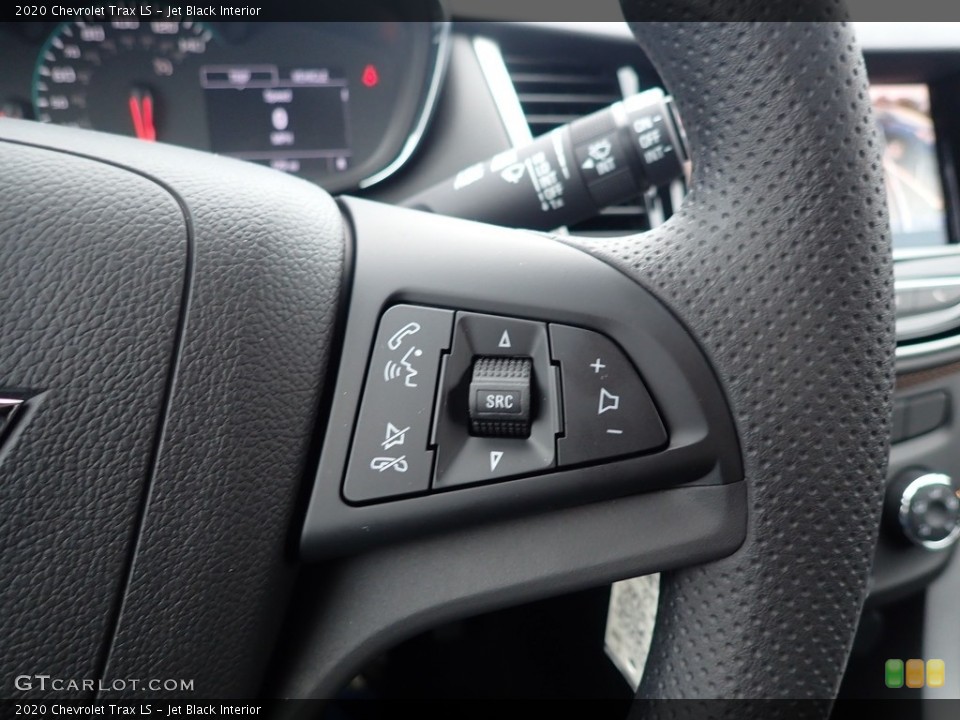 Jet Black Interior Steering Wheel for the 2020 Chevrolet Trax LS #136187494