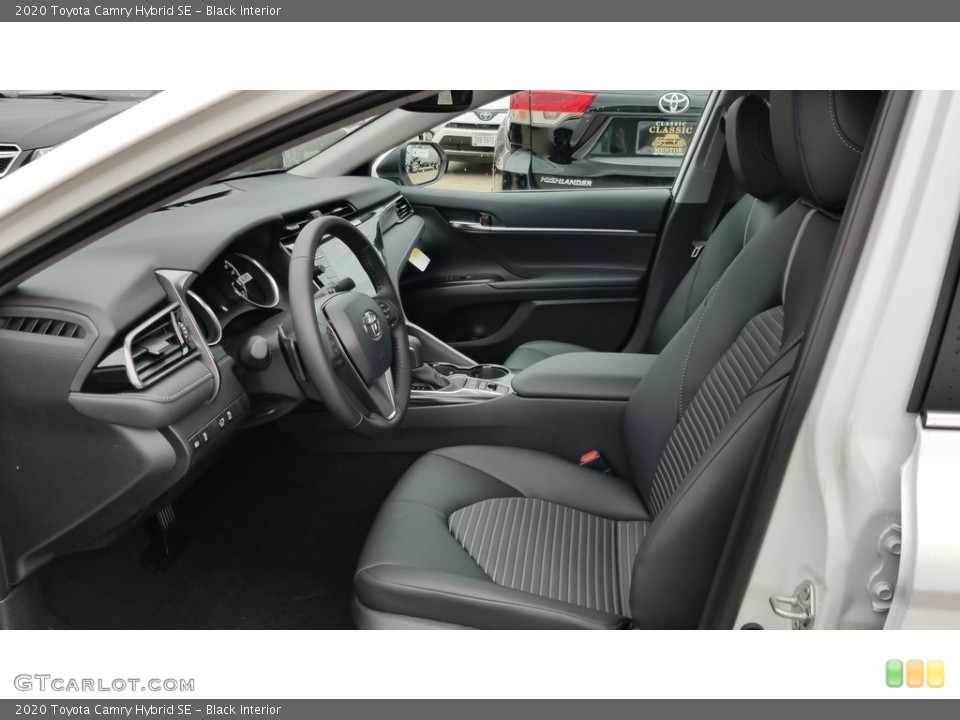 Black Interior Photo for the 2020 Toyota Camry Hybrid SE #136188655