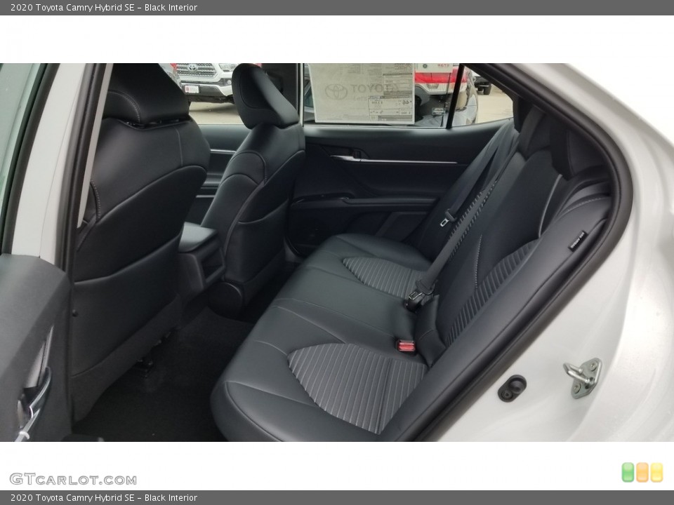 Black Interior Rear Seat for the 2020 Toyota Camry Hybrid SE #136188679