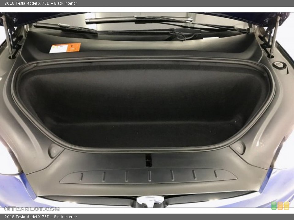 Black Interior Trunk for the 2018 Tesla Model X 75D #136193634