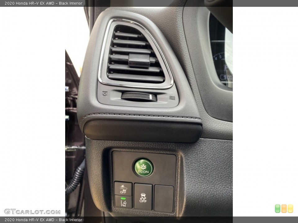 Black Interior Controls for the 2020 Honda HR-V EX AWD #136194888