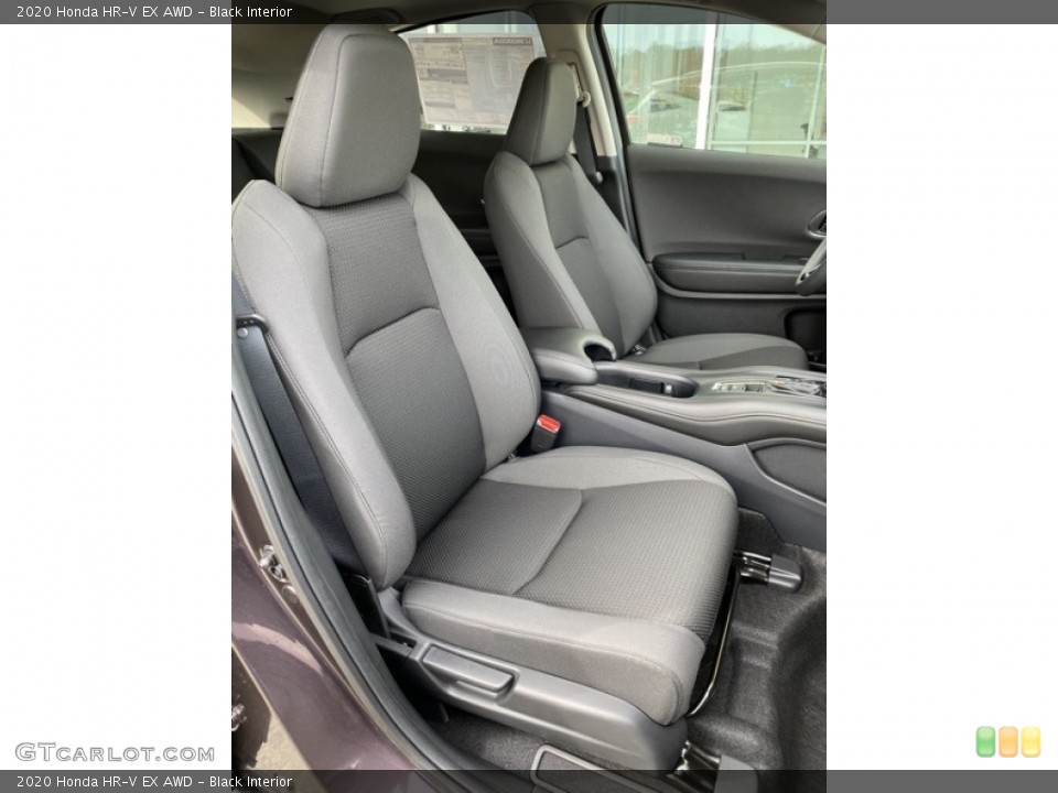 Black Interior Front Seat for the 2020 Honda HR-V EX AWD #136195131