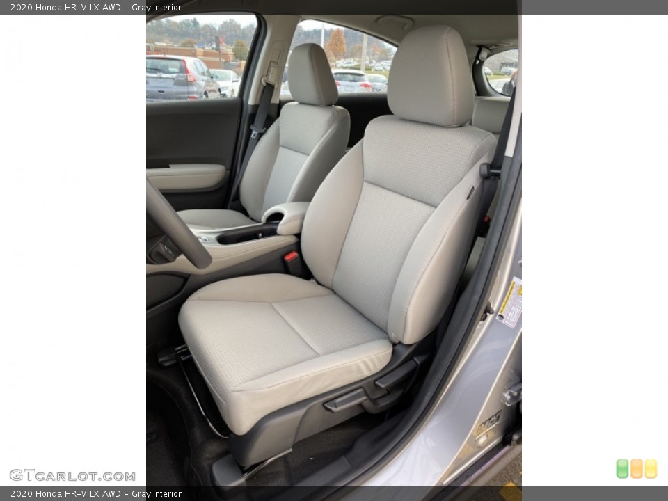 Gray Interior Front Seat for the 2020 Honda HR-V LX AWD #136195596