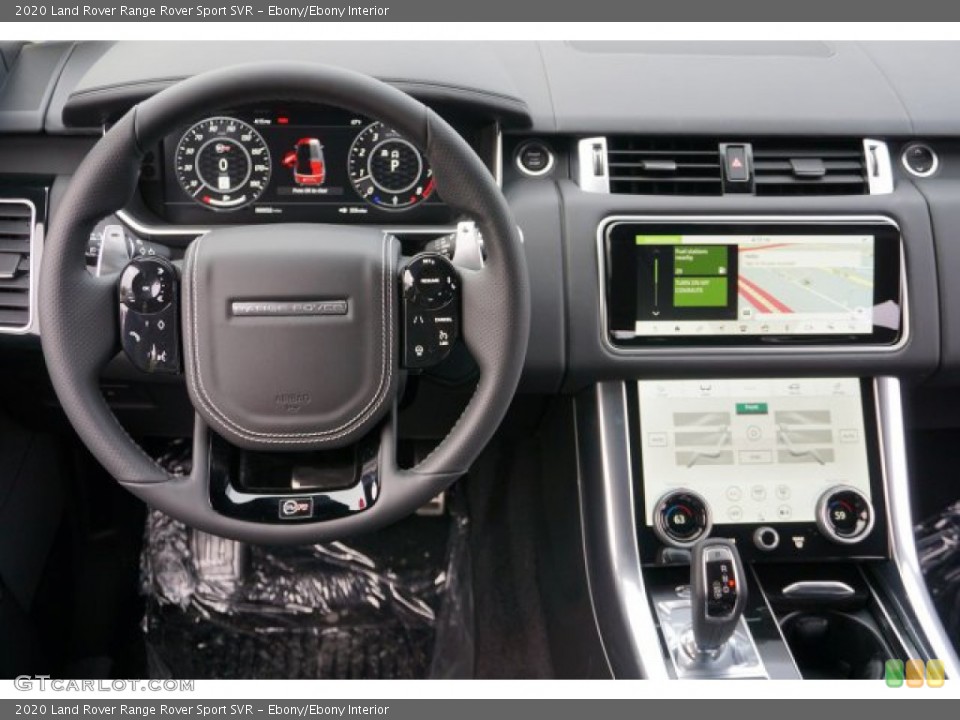 Ebony/Ebony Interior Dashboard for the 2020 Land Rover Range Rover Sport SVR #136195731
