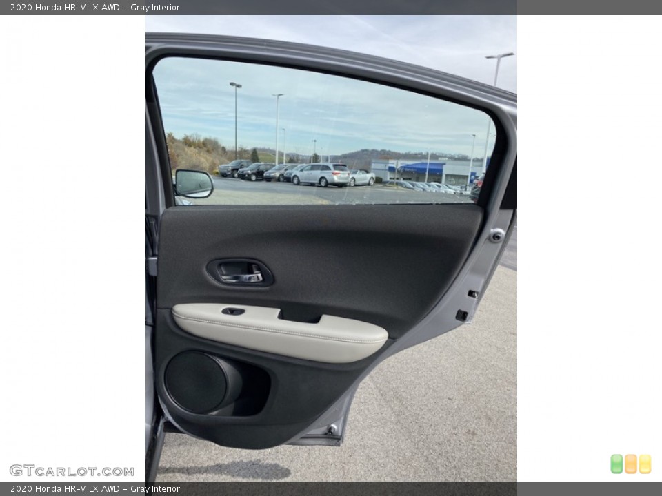 Gray Interior Door Panel for the 2020 Honda HR-V LX AWD #136195761