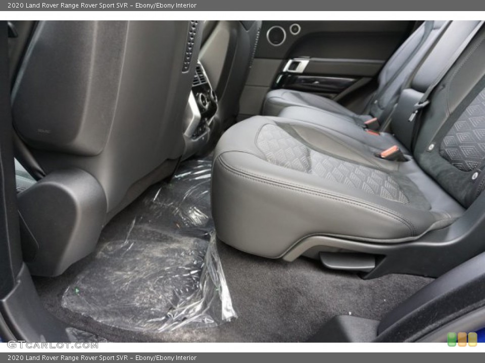 Ebony/Ebony Interior Rear Seat for the 2020 Land Rover Range Rover Sport SVR #136195788