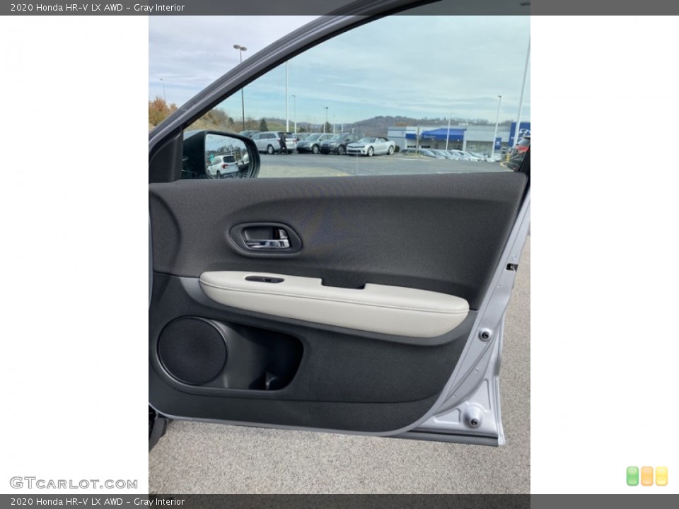 Gray Interior Door Panel for the 2020 Honda HR-V LX AWD #136195809