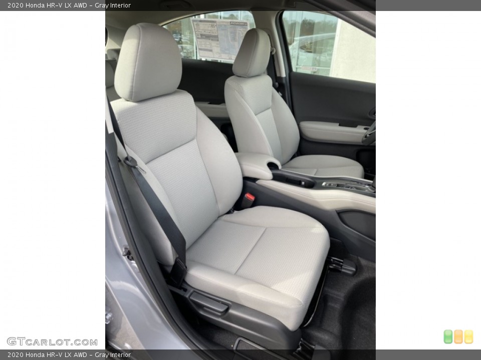 Gray Interior Front Seat for the 2020 Honda HR-V LX AWD #136195824