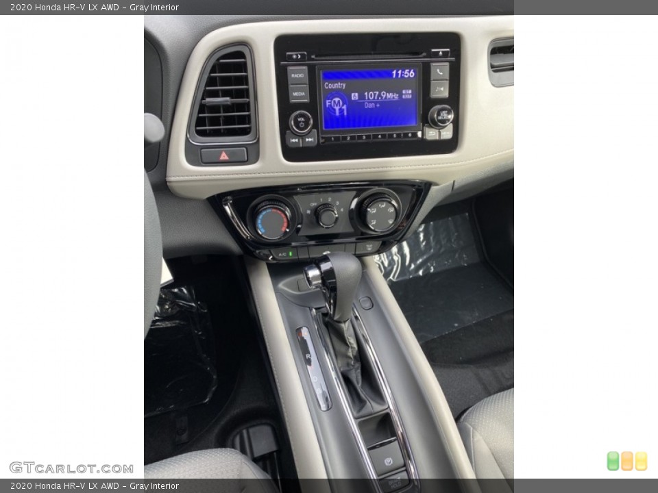 Gray Interior Controls for the 2020 Honda HR-V LX AWD #136195890