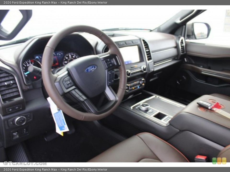 King Ranch Del Rio/Ebony Interior Front Seat for the 2020 Ford Expedition King Ranch Max #136200776