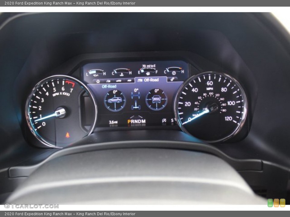 King Ranch Del Rio/Ebony Interior Gauges for the 2020 Ford Expedition King Ranch Max #136200856