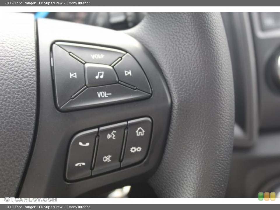 Ebony Interior Steering Wheel for the 2019 Ford Ranger STX SuperCrew #136202619