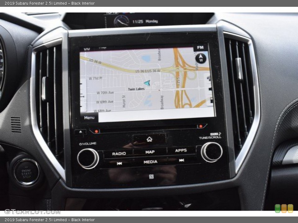Black Interior Navigation for the 2019 Subaru Forester 2.5i Limited #136205563