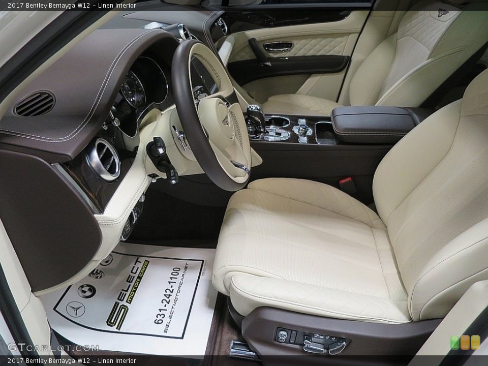 Linen Interior Front Seat for the 2017 Bentley Bentayga W12 #136206118