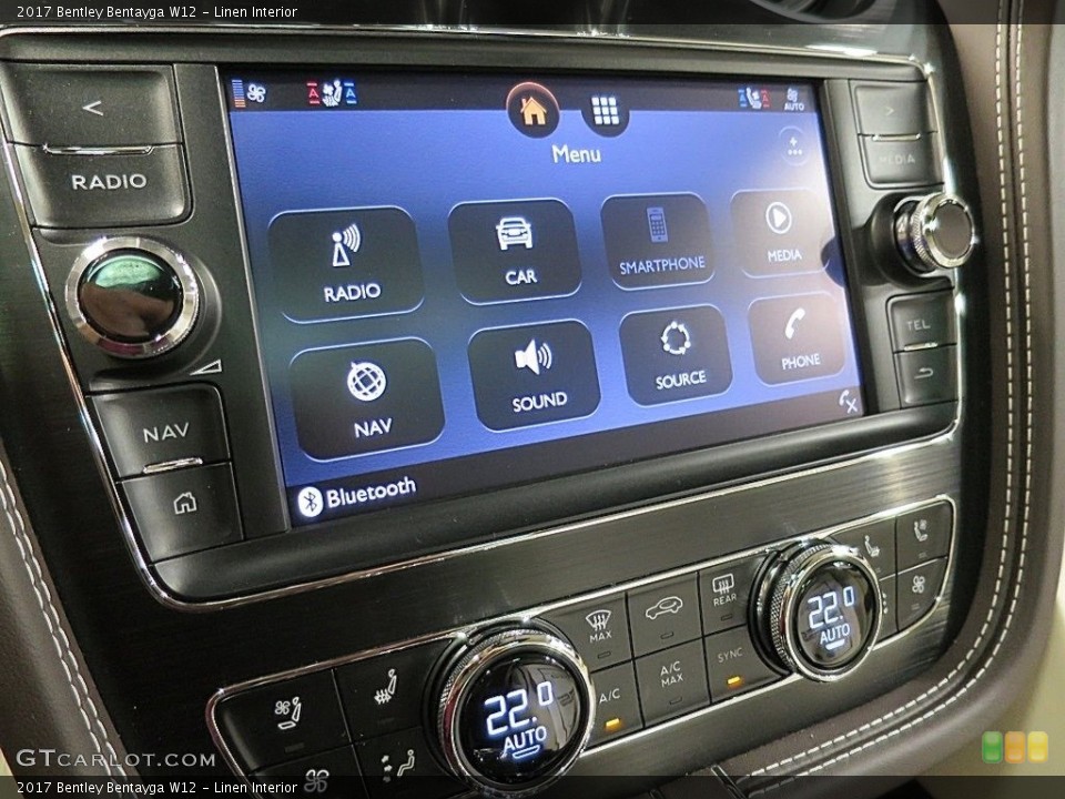 Linen Interior Controls for the 2017 Bentley Bentayga W12 #136206301