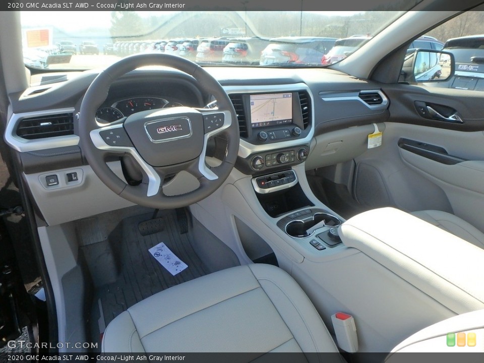 Cocoa/­Light Ash Gray Interior Dashboard for the 2020 GMC Acadia SLT AWD #136211335