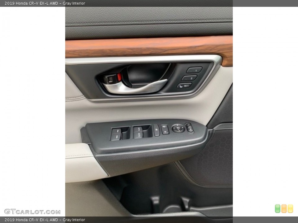 Gray Interior Controls for the 2019 Honda CR-V EX-L AWD #136211584