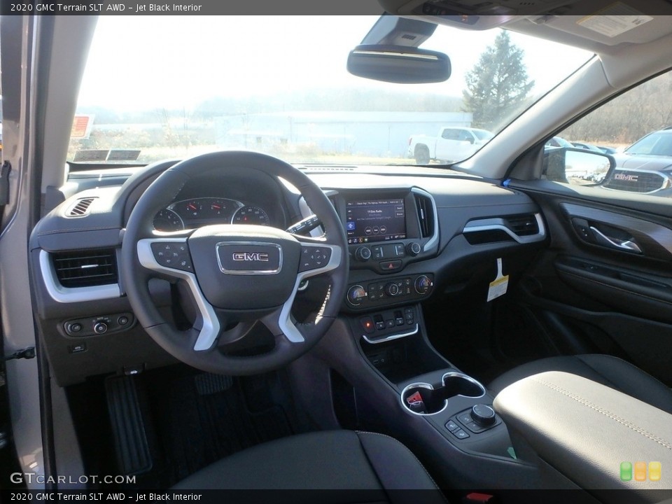 Jet Black Interior Front Seat for the 2020 GMC Terrain SLT AWD #136211920